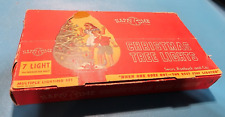 Vintage-HAPPI TIME-Sears & Roebuck Co. - Christmas Tree Lights -7 Light - Works picture