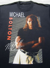 Vintage 1990 Tour Concert Michael Bolton TShirt Unisex Black S-5XL picture