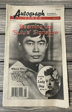 Vintage August 1995 Autograph Times Beaming Up Sulus Signature picture