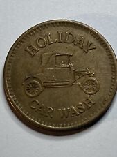RARE HOLIDAY CAR WASH TOKEN OBSOLETE #rc1 picture