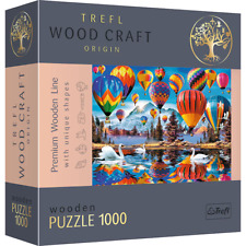 Trefl Wood Craft 1000 Piece Wooden Puzzle - Colorful Balloons picture