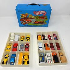 Vintage 1975 HOT WHEELS 24 Cars Collectors Case 2 Tier Holds With 24 Cars picture