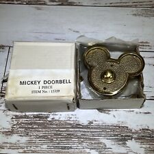 Vintage Brass Mickey Mouse Doorbell Made In India Rare picture