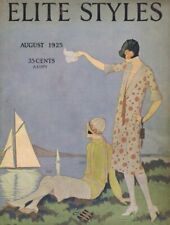ORIGINAL Vintage August 1925 Elite Styles Magazine FRESH TO THE HOBBY picture