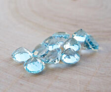 Natural Sky Blue Topaz 25 Pcs Round Faceted Cut 12x12mm Loose Gemstone picture