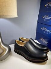 Samuel Hubbard Black Leather Slip-On Frequent Traveler Dress Shoe Vibram Sole picture