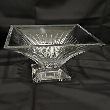 Vintage Waterford Classic Lismore Crystal Footed Square Clarion Bowl - 10