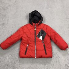 Obermeyer Jacket Boys Size 5 Red Snow Ski Compass I Grow Hood Puff Insulated picture
