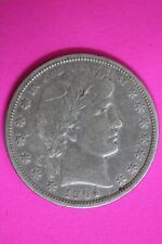 1904 P Barber Liberty Half Dollar Silver Coin Better Grade Philadelphia Mint 58 picture