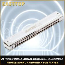 Easttop Harmoninca 24Holes Professional Tremolo Harmonica Tremolo Mouth Organ US picture