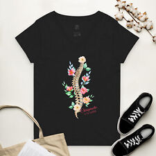 Chiropractic Is Beautiful recycled v-neck t-shirt picture