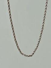 Antique 9ct Gold Long Chain Necklace picture