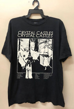 HOT_SALE Crystal Castles Album Cover T-shirt Gift Fans All Sizes picture