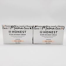 2-Pack Honest Company Mama Love Glow On Body Cream, Unscented, 6 oz picture