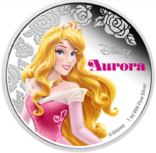 2015 Niue Disney Princess Aurora 1 oz silver proof coin Sleeping Beauty picture