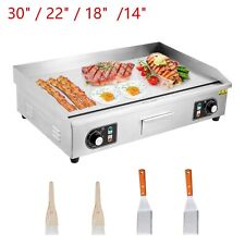 Electric Griddle Flat Top BBQ Grill Countertop Hot Plate Temperature Adjustable picture