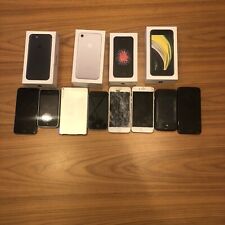 APPLE iPhone lot: 7 old phones, 1 mophie, 4 empty boxes picture