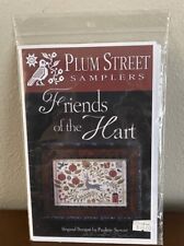 Plum Street Samplers FRIENDS OF THE HART Counted Cross Stitch Pattern P. Stewart picture