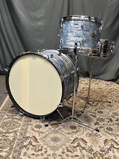 Vintage 60s Gretsch Midnight Blue Pearl Drums w/4160 Snare picture