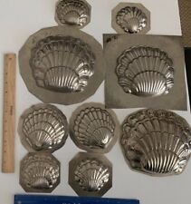 Antique Assorted Shell Set Chocolate Molds (Pre-WWII) [9 pieces] picture