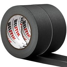 2 Pack Gaffers Tape - 2” W X 33 Yards per Roll (180 Ft) - Cloth Matte Black picture