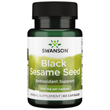 Swanson Full Spectrum Black Sesame Seed 500 mg 60 Capsules picture