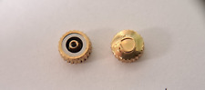 Swiss Made CROWN yellow for Omega 4.5mm x 2.0 Tap 10 NEW, for watch repair/part picture