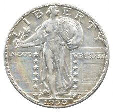 1930-S Standing Liberty Quarter Rainbow Toned *1851 picture