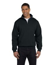 Jerzees 995M Mens Long Sleeve NuBlend Quarter-Zip Cadet Collar Sweatshirt picture