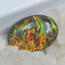 Opal Multi-Color 8.50 Ct Natural Oval Cut Loose Gemstone CERTIFIED picture