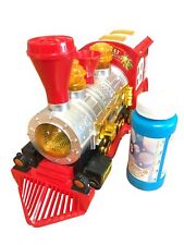 Kids Steam Train Locomotive Engine Bubble Blowing Battery Operated Lights Sound picture
