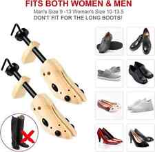 2023 One Pair 2-way Wooden Adjustable Shoe Stretcher for Men Women Size 9-13 picture