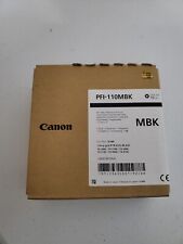 Canon PFI-110MBK Black 160ml Ink Tank for TX Series Printers New 2024 picture