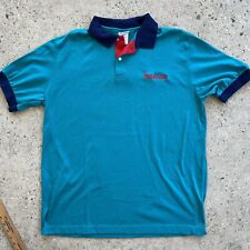 Vintage Makita Power Tools Polo Ringer Shirt Colorblock Made in USA picture