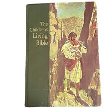 The Children's Living Bible Paraphrased VTG 1973 Fourth Print Hardcover Tyndale picture