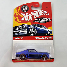 Hot Wheels Modern Classics '67 Shelby GT-500 Spectraflame Blue 2007 NEW picture