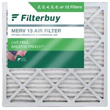 Filterbuy 24x24x2 Pleated Air Filters, Replacement for HVAC AC Furnace (MERV 13) picture
