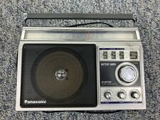 Vintage Panasonic AM/FM Portable Radio Silver Beach Radio picture