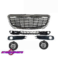 Front Grille W/Chrome Trim/Halogen Fog Lamp&Cover&Ring For Town&Country 2011-16 picture
