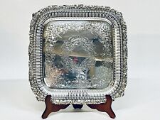 Stunning Antique Baroque Style Webster Wilcox International Silver Plate Tray picture