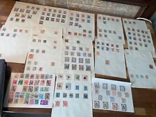 Middle East Stamps Vintage Lot 17 leaves picture