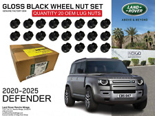2020-2023 LAND ROVER DEFENDER Gloss Black Wheel Lug Nut Set Genuine D-VPLGW0169 picture