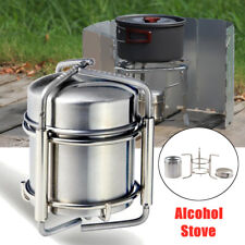 Portable Outdoor Picnic Liquid Burner Alcohol Stove Camping Hiking Storage Bag picture