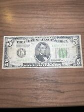 1928 B  $5 Five Dollar  Federal Reserve Note 