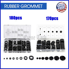2 Styles Rubber Grommet Assortment Kit Set Firewall Hole Electrical Wire Gasket picture