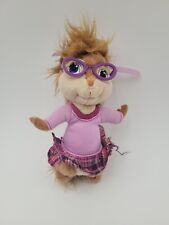 Alvin and the Chipmunks Squeakquel Toys Plush Jeanette Chippette Purple Glasses picture