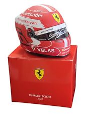 Charles Leclerc Signed Official Ferrari F1 Mini Helmet 1:2 Scale Beckett Witness picture