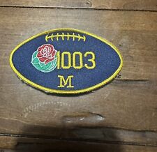 Michigan Football Patch 1003 Win  2023 Championship Rose Bowl Patch picture