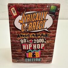 Lyrically Correct 90's and 2000's Hip Hop and R & B Music Trivia Card Game picture