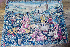 Vintage French Romantic Wall Tapestry in Medieval Style ZZ108 picture